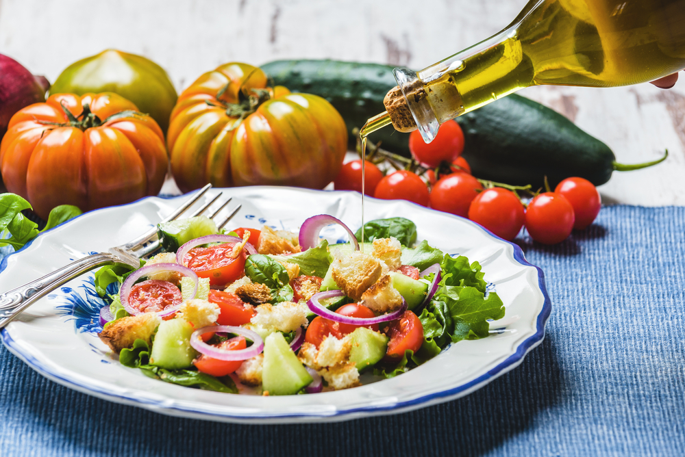 panzanella vegetariana